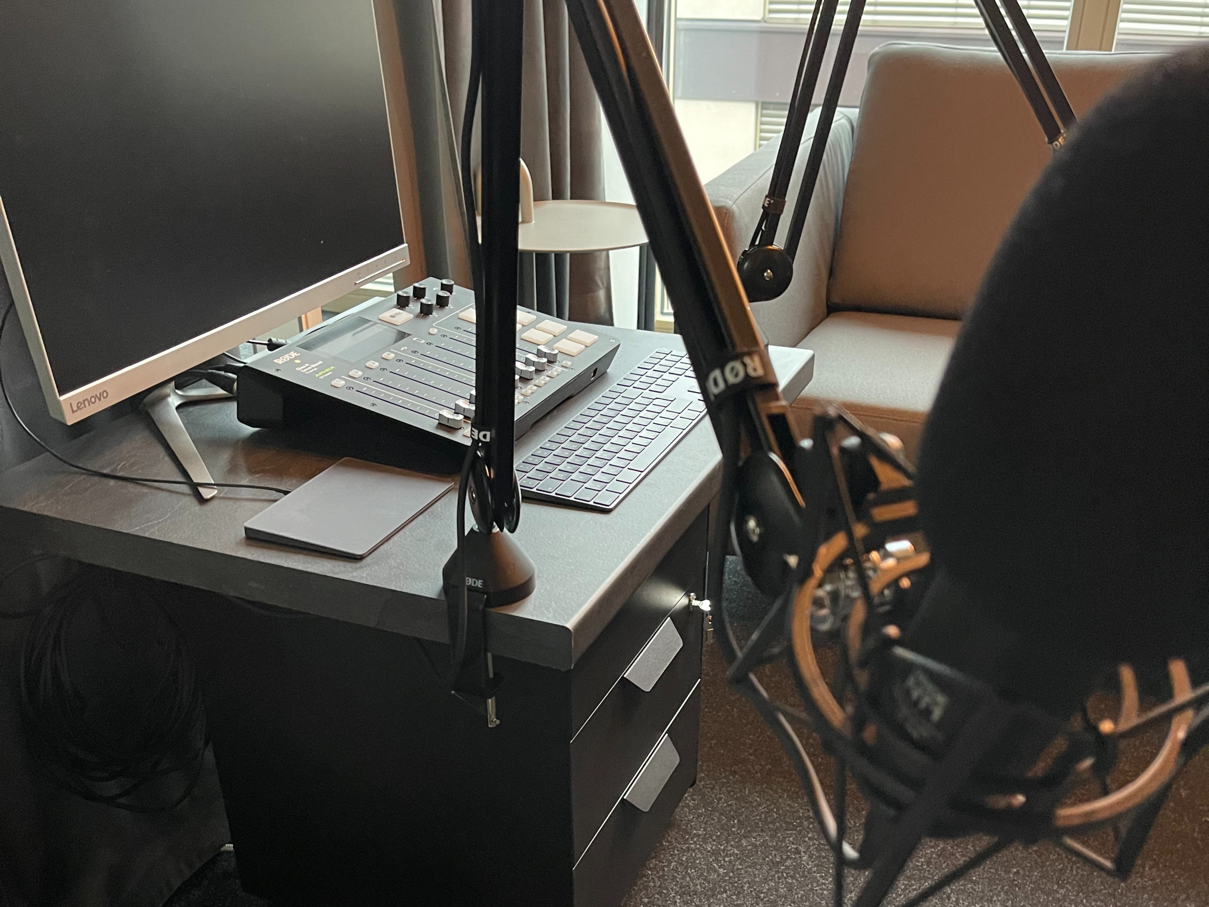 Podcast Raum (inklusive Equipment)